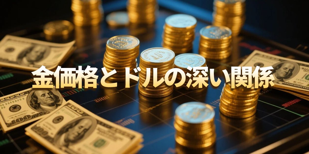 金価格とドルの関係を示す画像