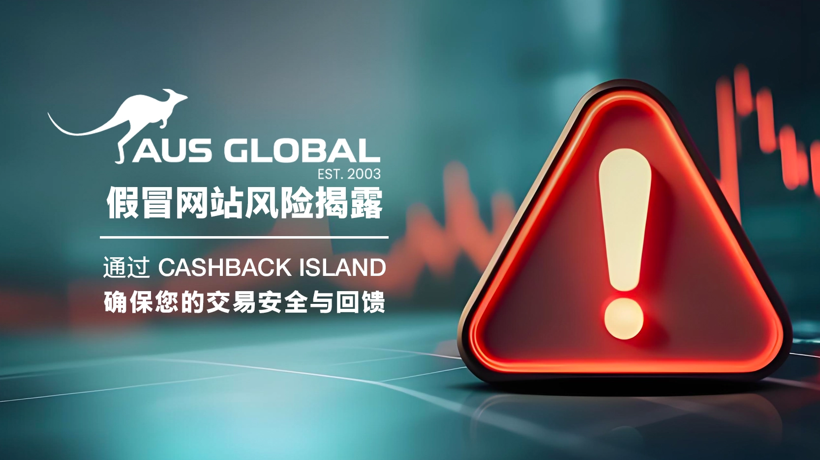 AUS GLOBAL Counterfeit Website Risk Disclosure
