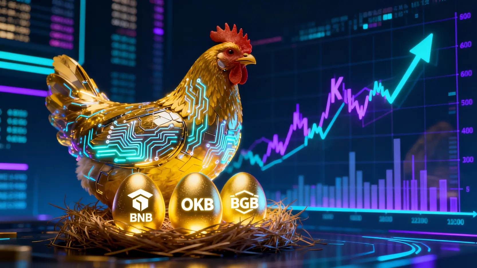 2025平台币排名揭晓：BNB、OKB、BGB谁是下一个金鸡母？附投资价值分析