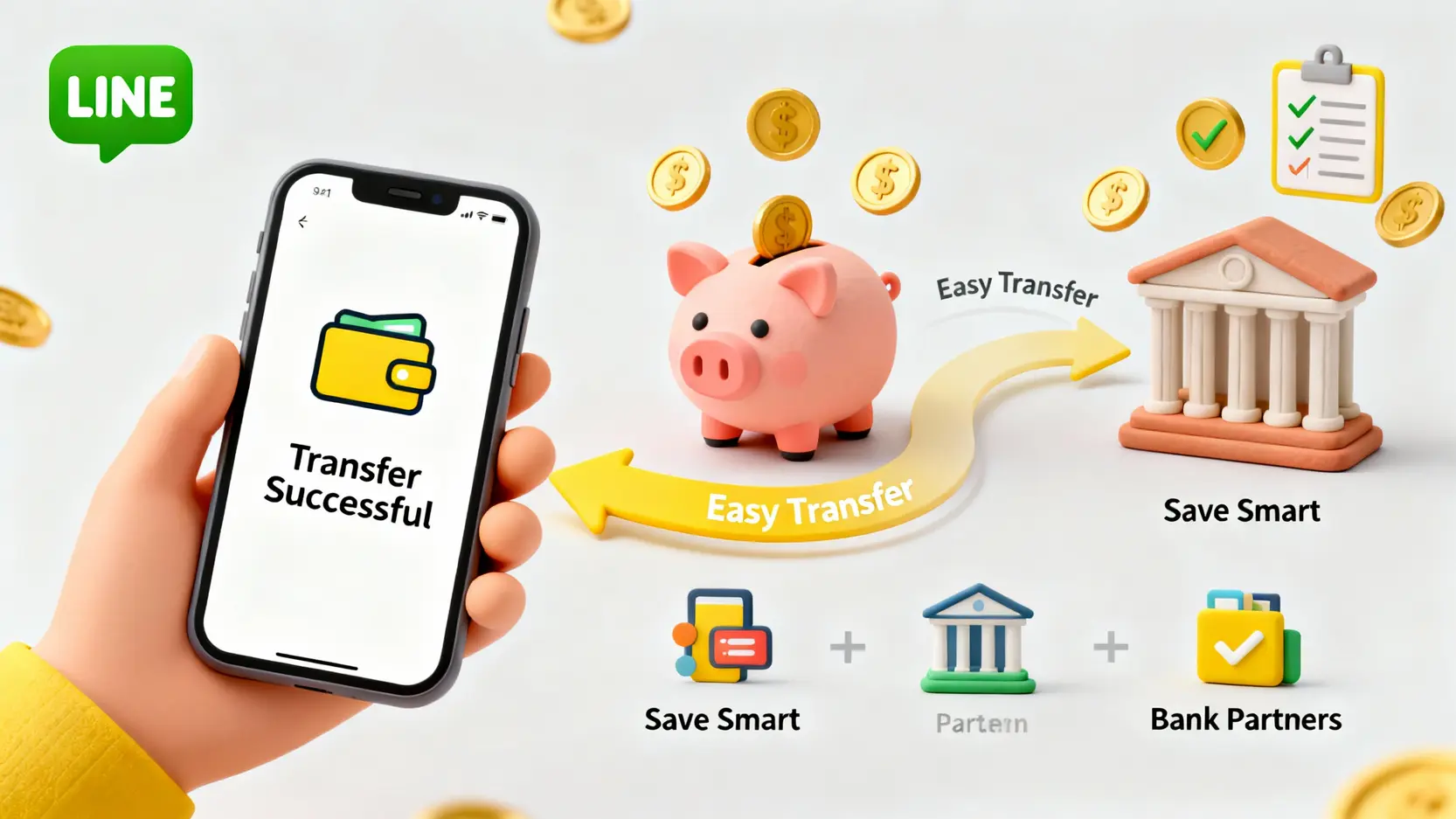 LINE Pay提现教学：5步骤将iPASS MONEY转入银行，免手续费银行总整理