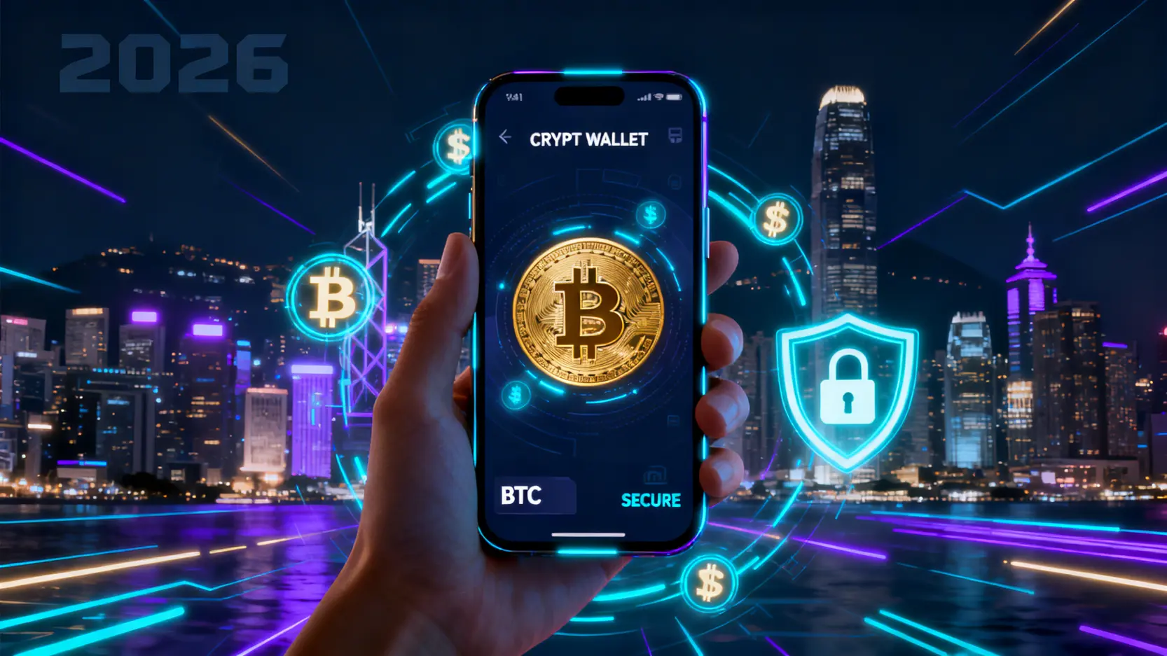 【2026香港加密貨幣App】Top 5虛擬貨幣錢包推薦，新手必睇比特幣錢包教學！