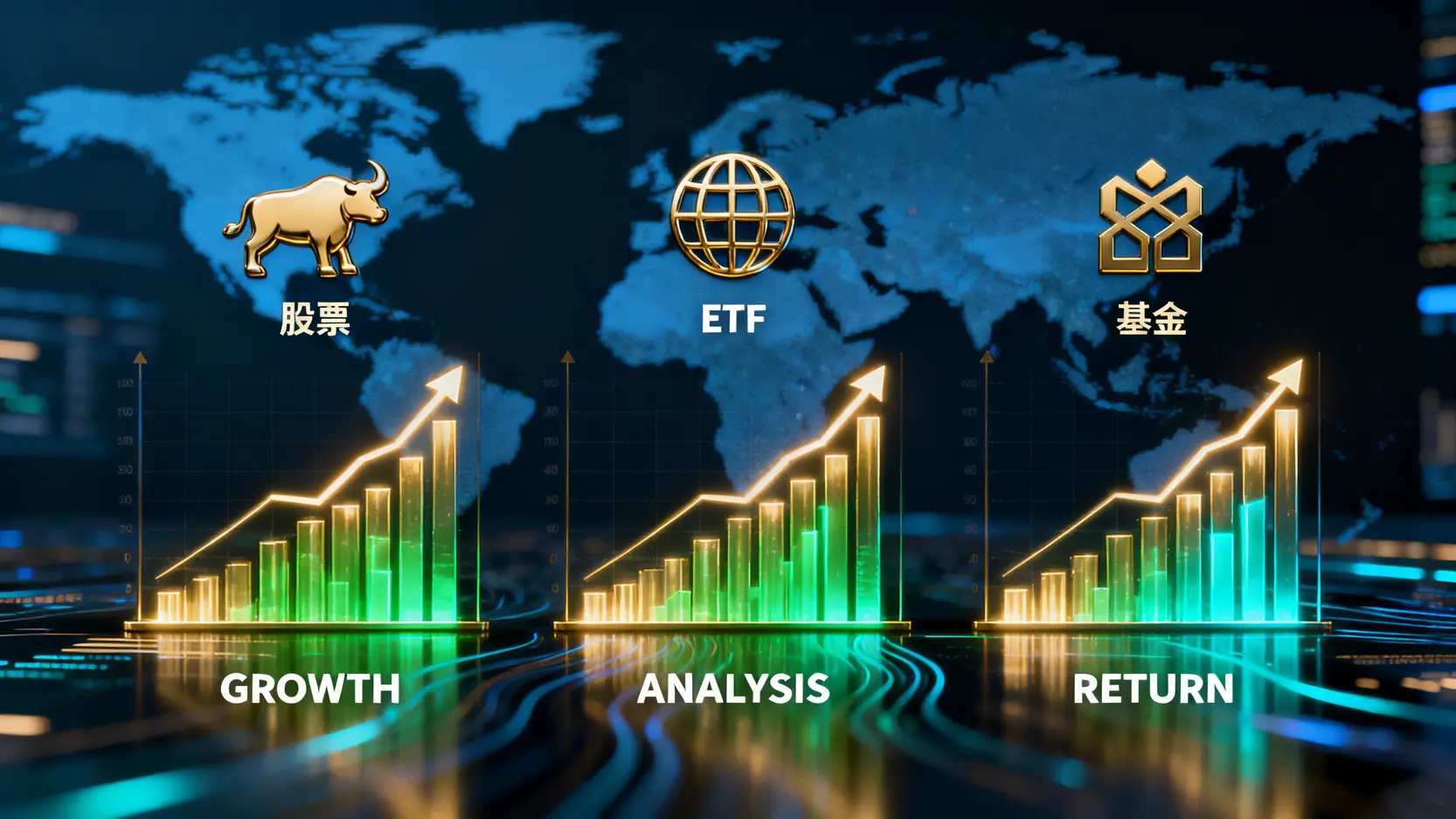 股票ETF基金回報比較：3大高回報投資工具點揀好？