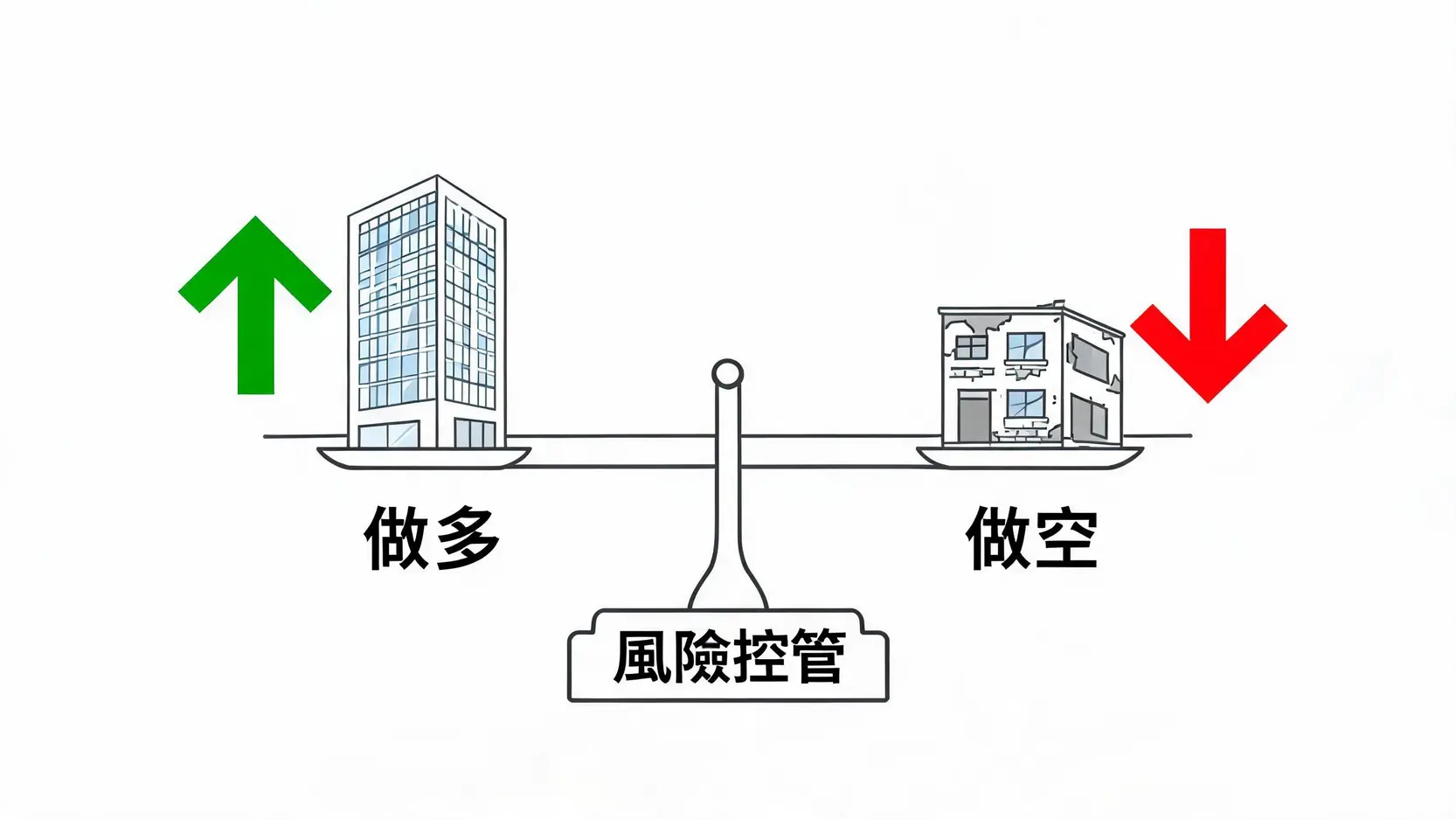 多/空股票策略示意图