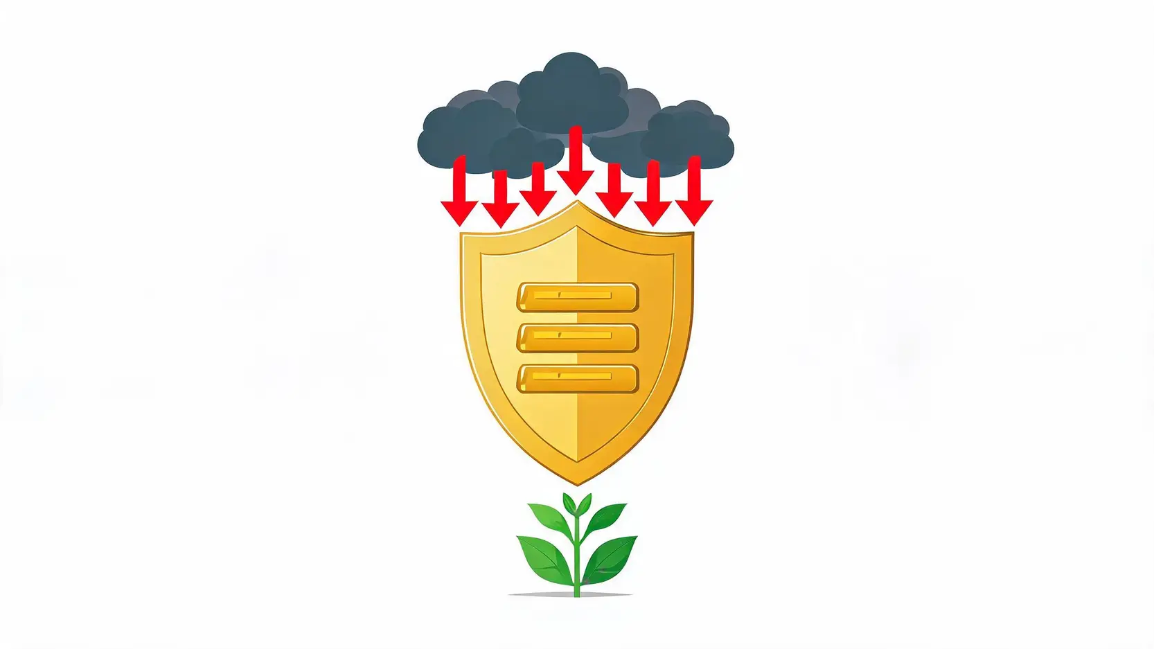 黄金抵抗通货膨胀与市场下跌的避险功能示意图